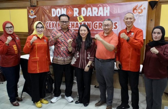 Sambut Rapimnas dan Rakernas, SOKSI Gelar Donor Darah hingga Cek Kesehatan Gratis di Bandung